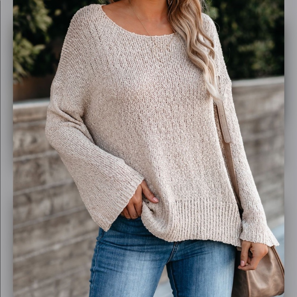 Vici- More Coffee Knit Sweater